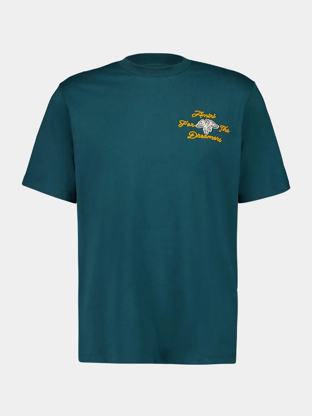 Evergreen Embroidered Dreamers Cotton T-Shirt sold by Fashion Clinic