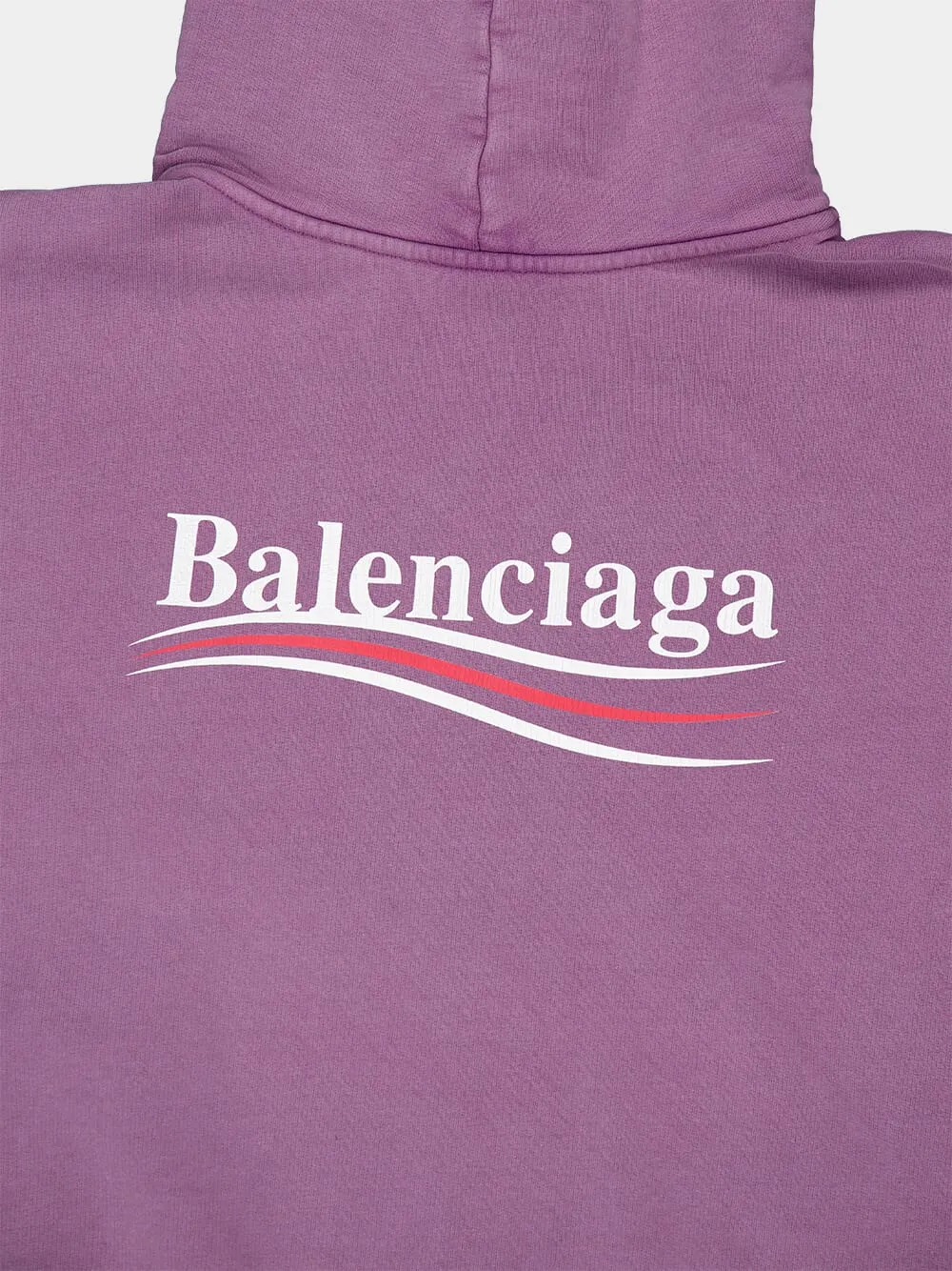 Political Campaign Sweatshirt in Faded Purple sold by Fashion Clinic product image thumbnail 4
