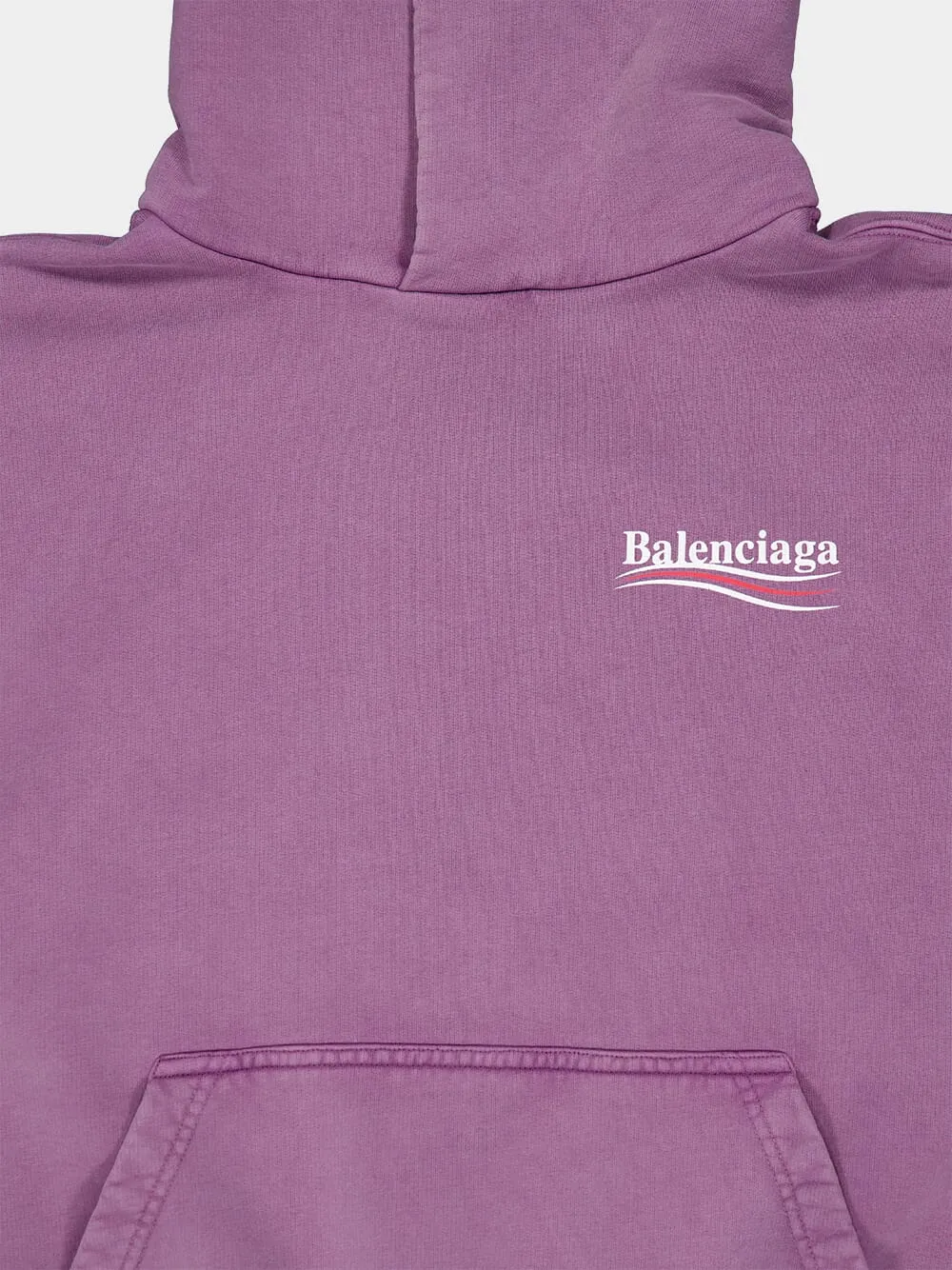 Political Campaign Sweatshirt in Faded Purple sold by Fashion Clinic product image thumbnail 3