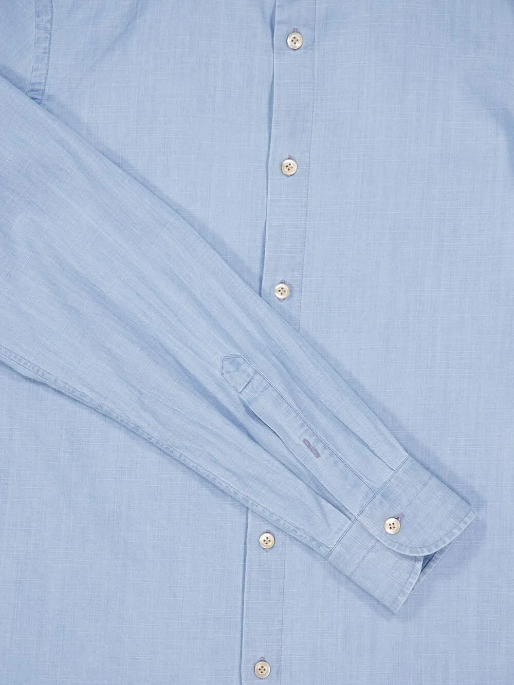 Light Blue Regular Fit Cotton Shirt sold by Fashion Clinic product image thumbnail 3