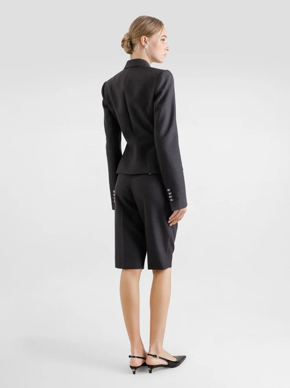 Gray Double-Breasted Dolce Jacket sold by Fashion Clinic product image thumbnail 3