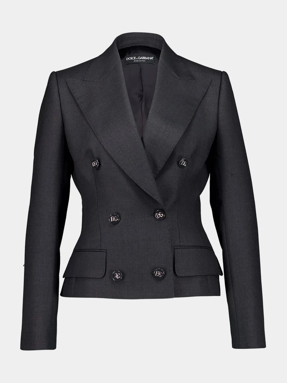 Gray Double-Breasted Dolce Jacket sold by Fashion Clinic product image thumbnail 2