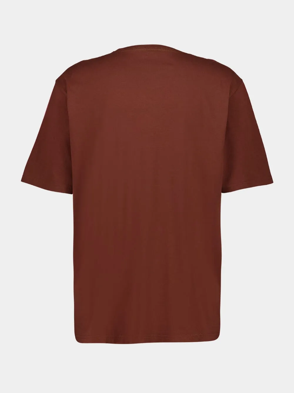 Men's Rust Bordeaux Skull T-Shirt sold by Fashion Clinic product image thumbnail 2