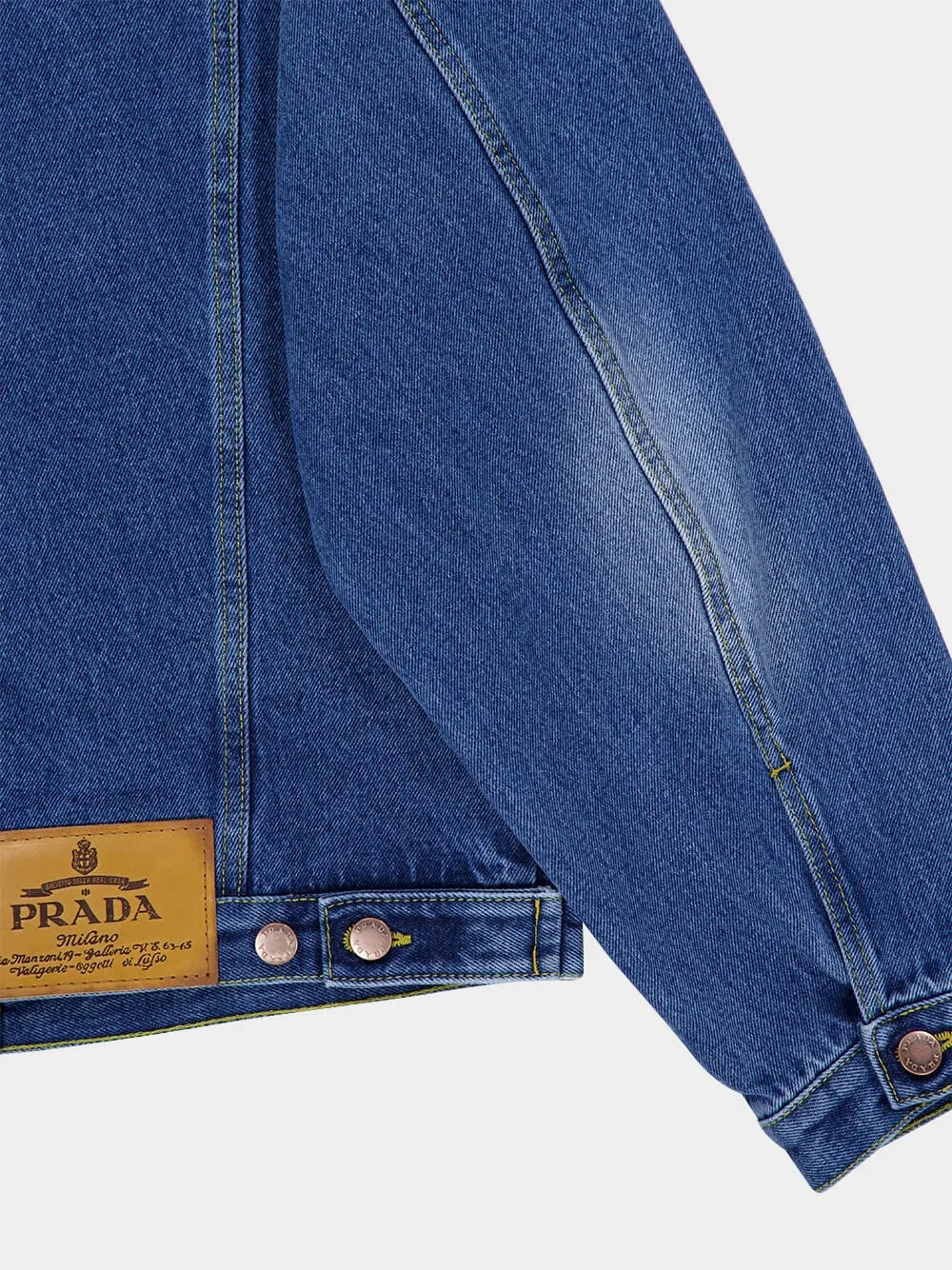 Light Blue Used Denim Jacket sold by Fashion Clinic product image thumbnail 4