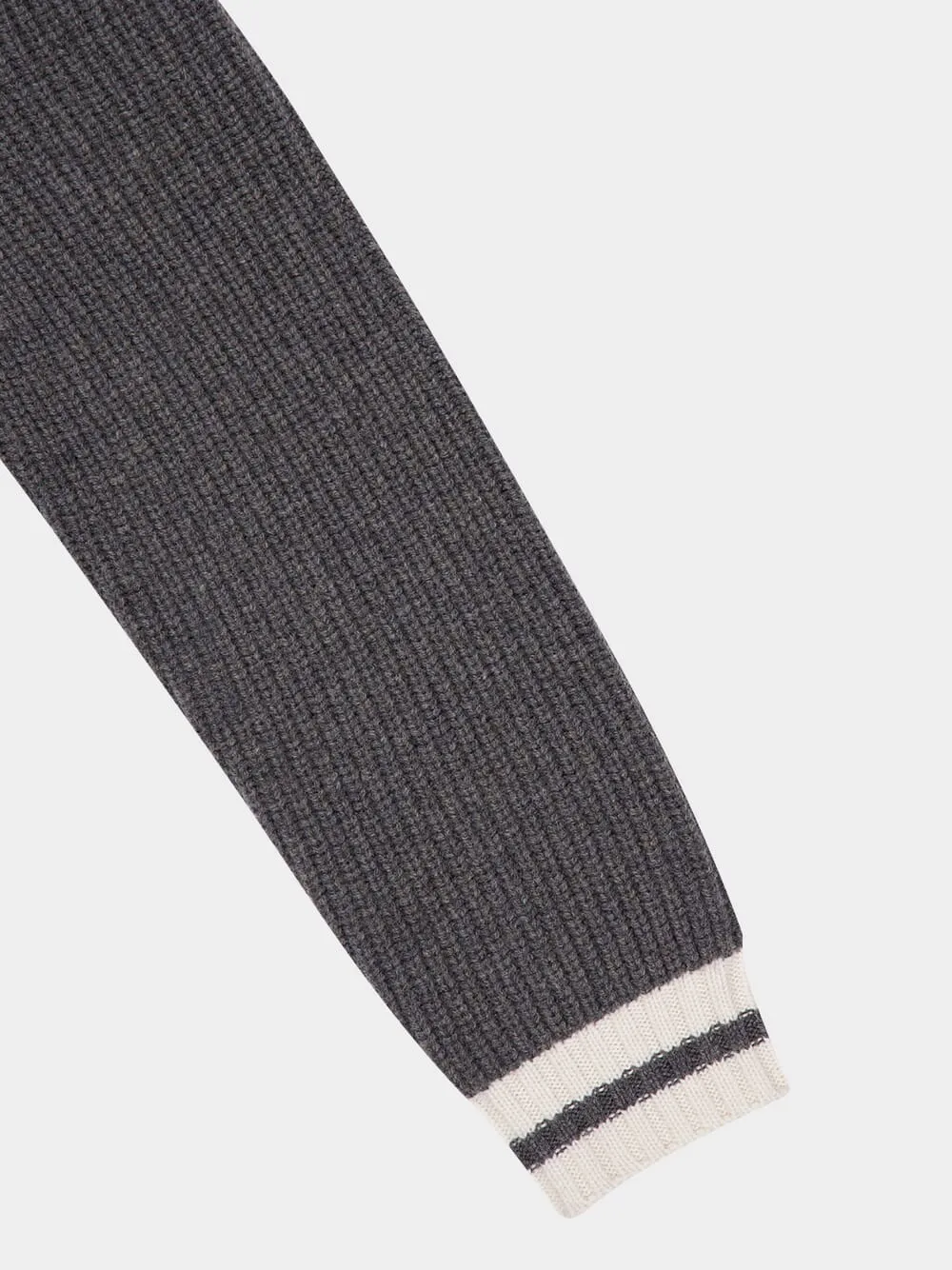 Grey Cashmere Knit Cardigan sold by Fashion Clinic product image thumbnail 4