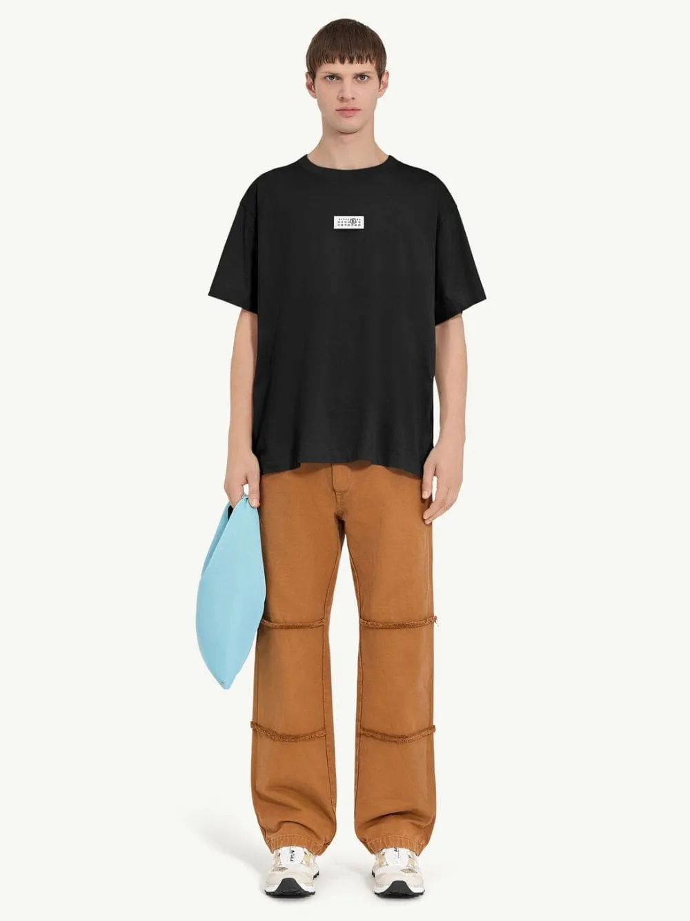 Black Numeric Signature T-Shirt sold by Fashion Clinic