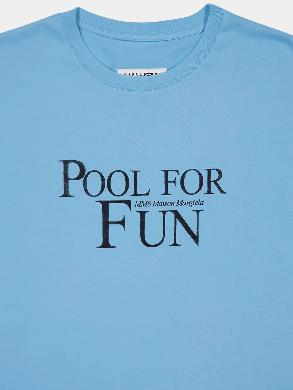 Turquoise Printed Cotton T-Shirt sold by Fashion Clinic product image thumbnail 3