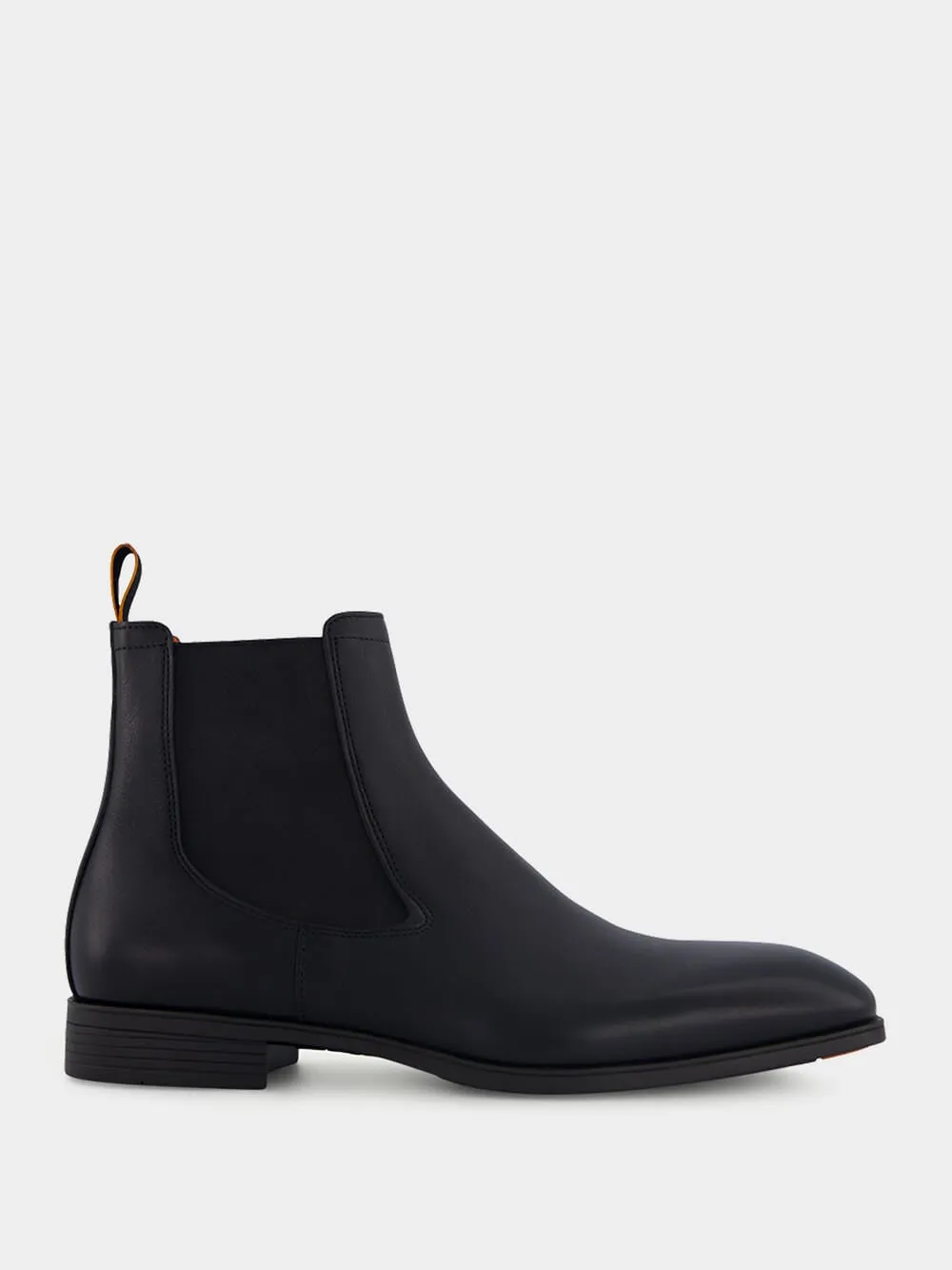 Black Leather Chelsea Boots sold by Fashion Clinic