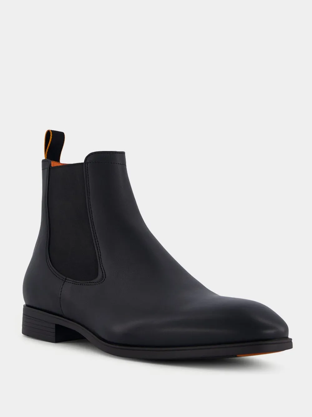 Black Leather Chelsea Boots sold by Fashion Clinic product image thumbnail 2