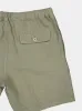 Cactus Green Linen Bermuda Shorts sold by Fashion Clinic