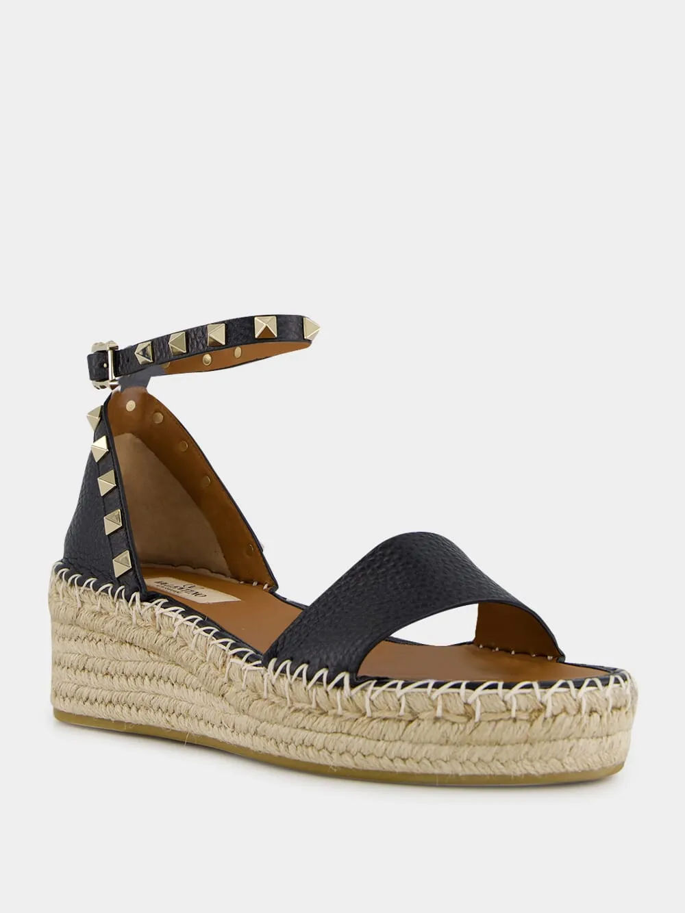 Black Rockstud Platform Espadrilles sold by Fashion Clinic product image thumbnail 2