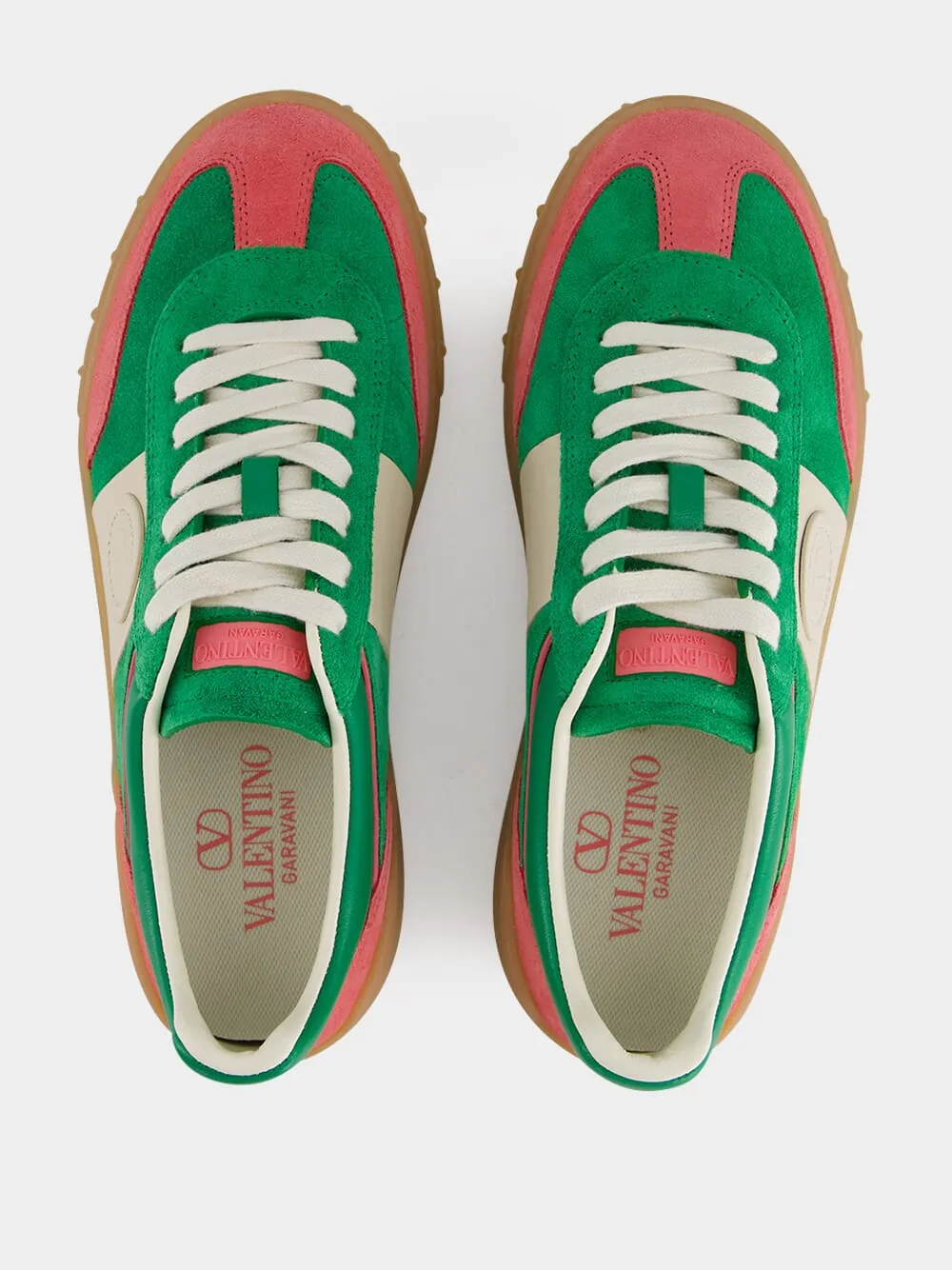 Sweet Pink Green Upvillage Sneakers sold by Fashion Clinic product image thumbnail 4