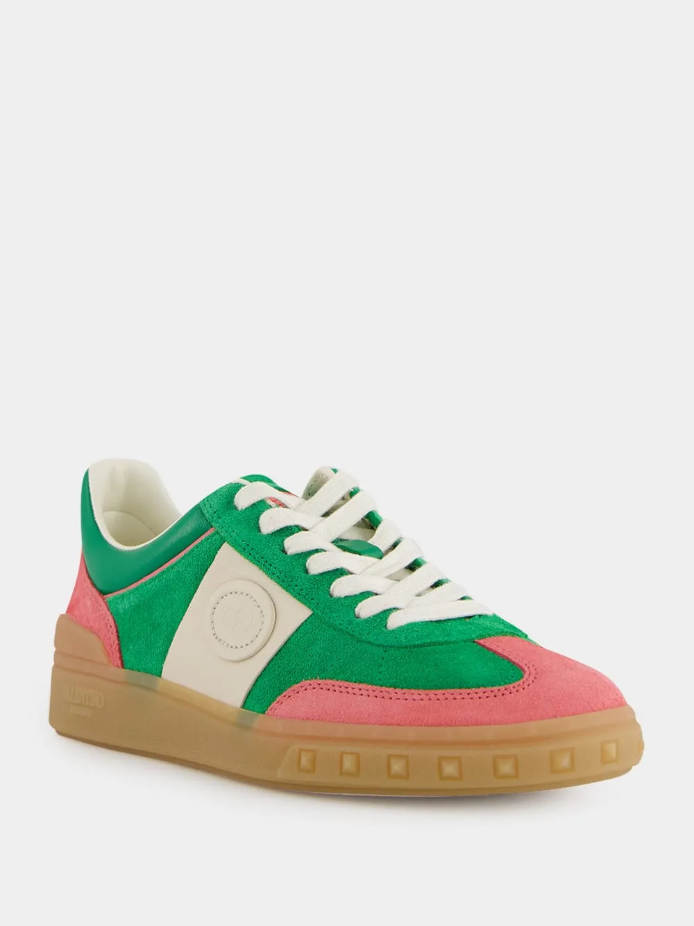 Sweet Pink Green Upvillage Sneakers sold by Fashion Clinic product image thumbnail 2