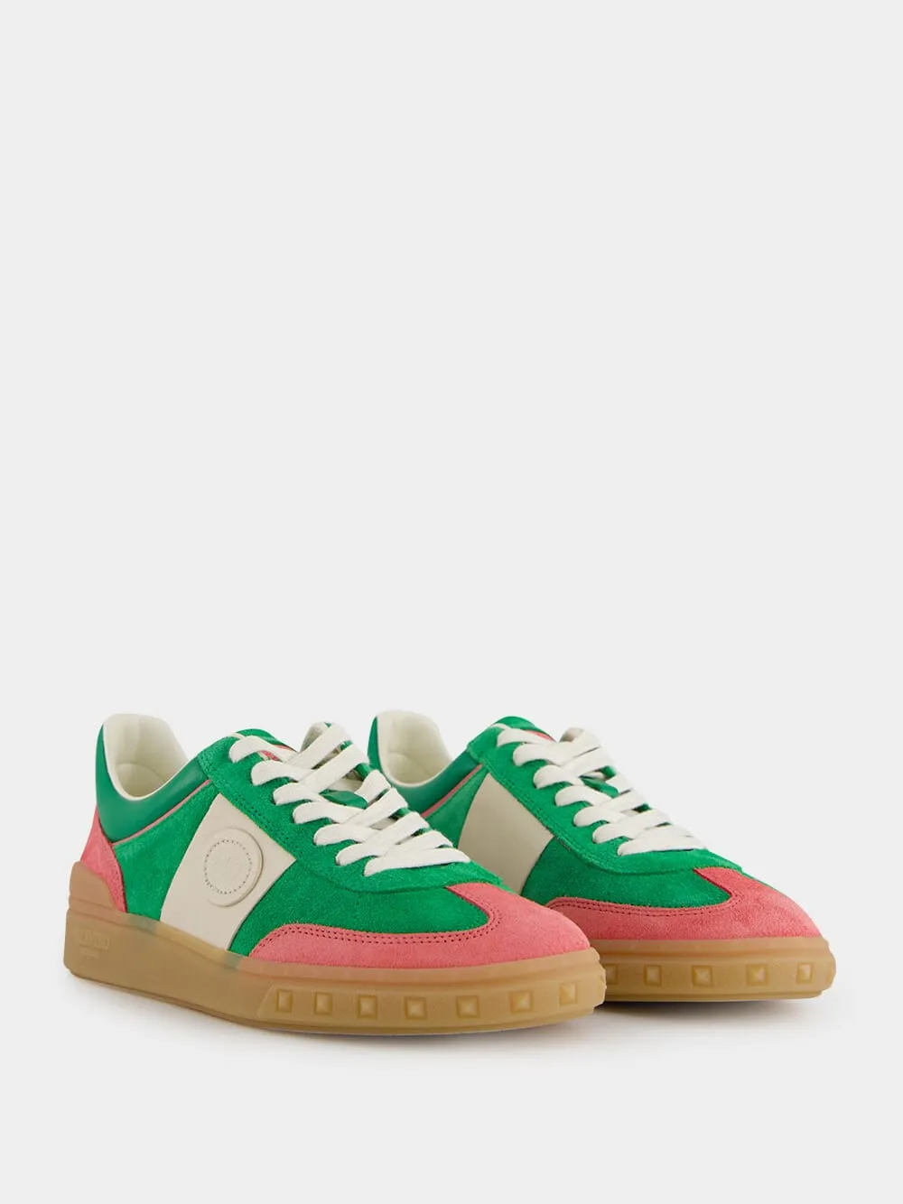 Sweet Pink Green Upvillage Sneakers sold by Fashion Clinic product image thumbnail 3