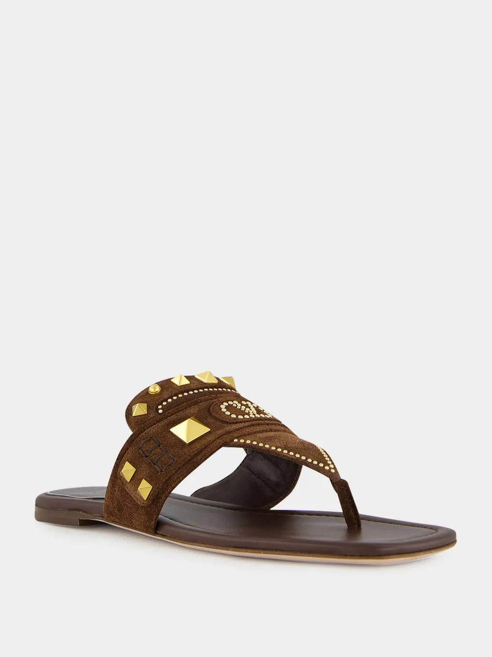 Brown VG Plaster Caster Thong Sandals sold by Fashion Clinic product image thumbnail 2
