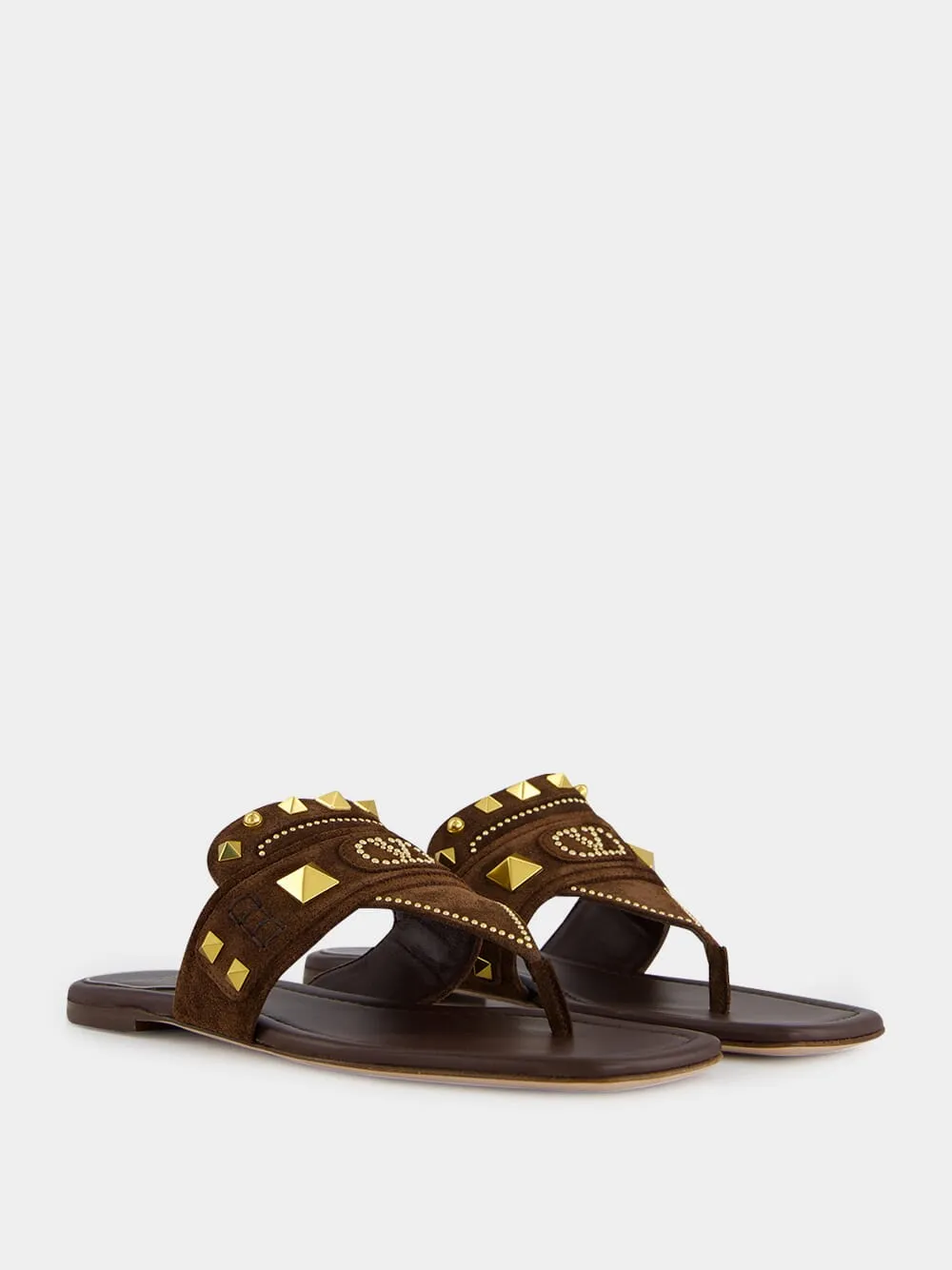 Brown VG Plaster Caster Thong Sandals sold by Fashion Clinic product image thumbnail 3