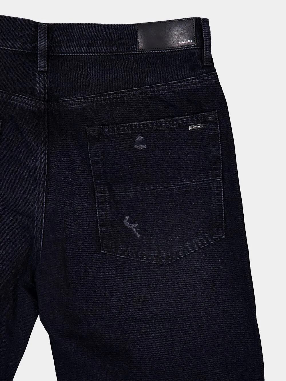 Vintage Black Straight Fit Jeans sold by Fashion Clinic product image thumbnail 4