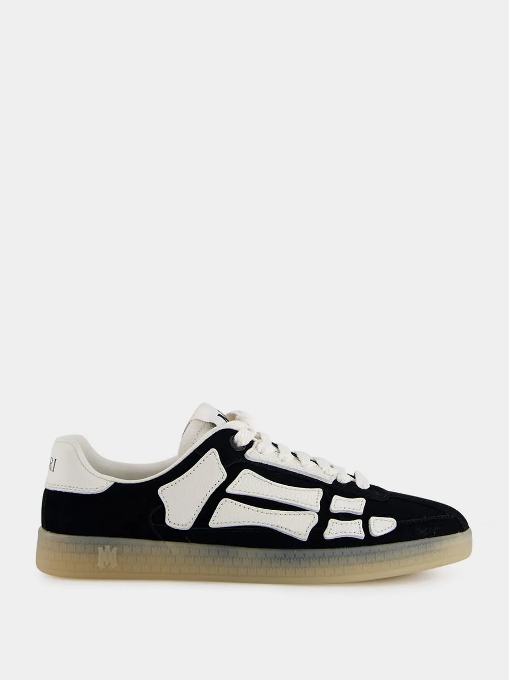 Black Pacific Bones Suede Sneakers sold by Fashion Clinic