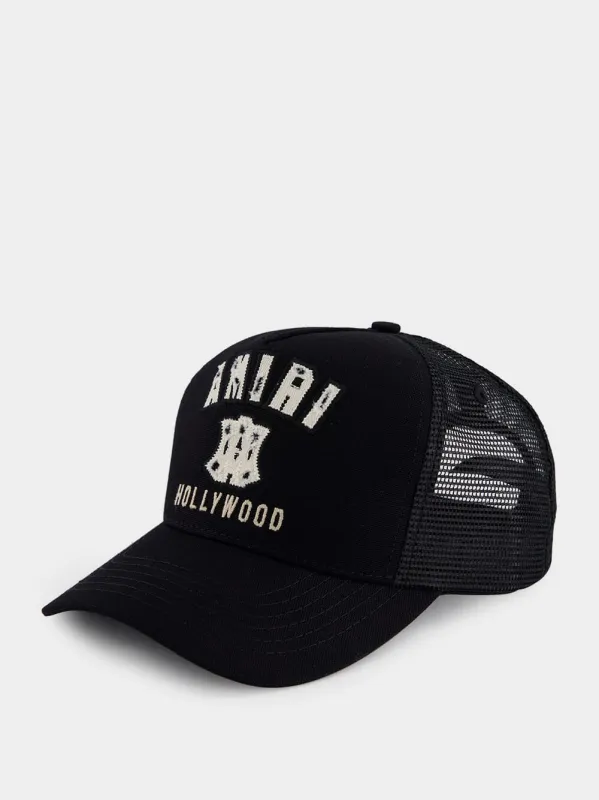 Black MA Hollywood Trucker Hat sold by Fashion Clinic