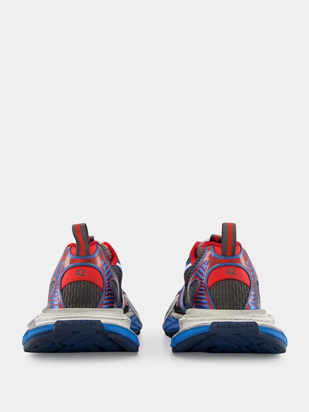 Men's Blue 3XL Multicolour Sneakers sold by Fashion Clinic product image thumbnail 5