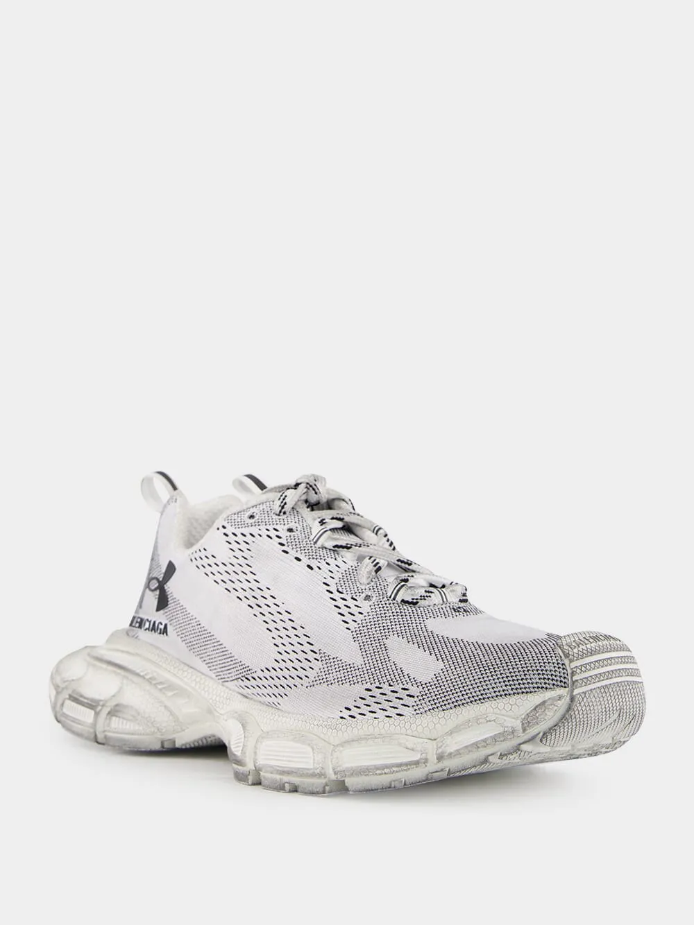 Men's White 3XL Knit Sneaker sold by Fashion Clinic product image thumbnail 2