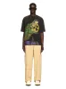 Beige Cargo Pants with Stitch Detailing sold by Fashion Clinic
