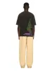 Beige Cargo Pants with Stitch Detailing sold by Fashion Clinic