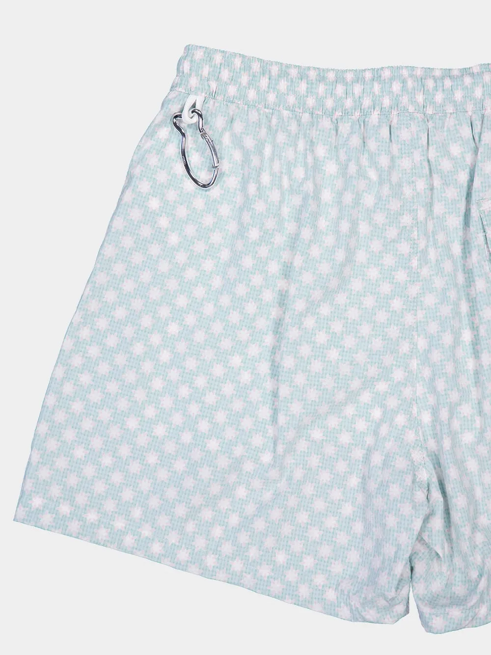 Light Green Patterned Swim Shorts sold by Fashion Clinic product image thumbnail 5