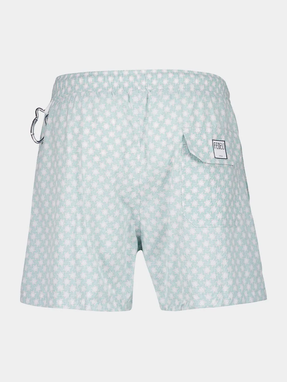 Light Green Patterned Swim Shorts sold by Fashion Clinic product image thumbnail 2