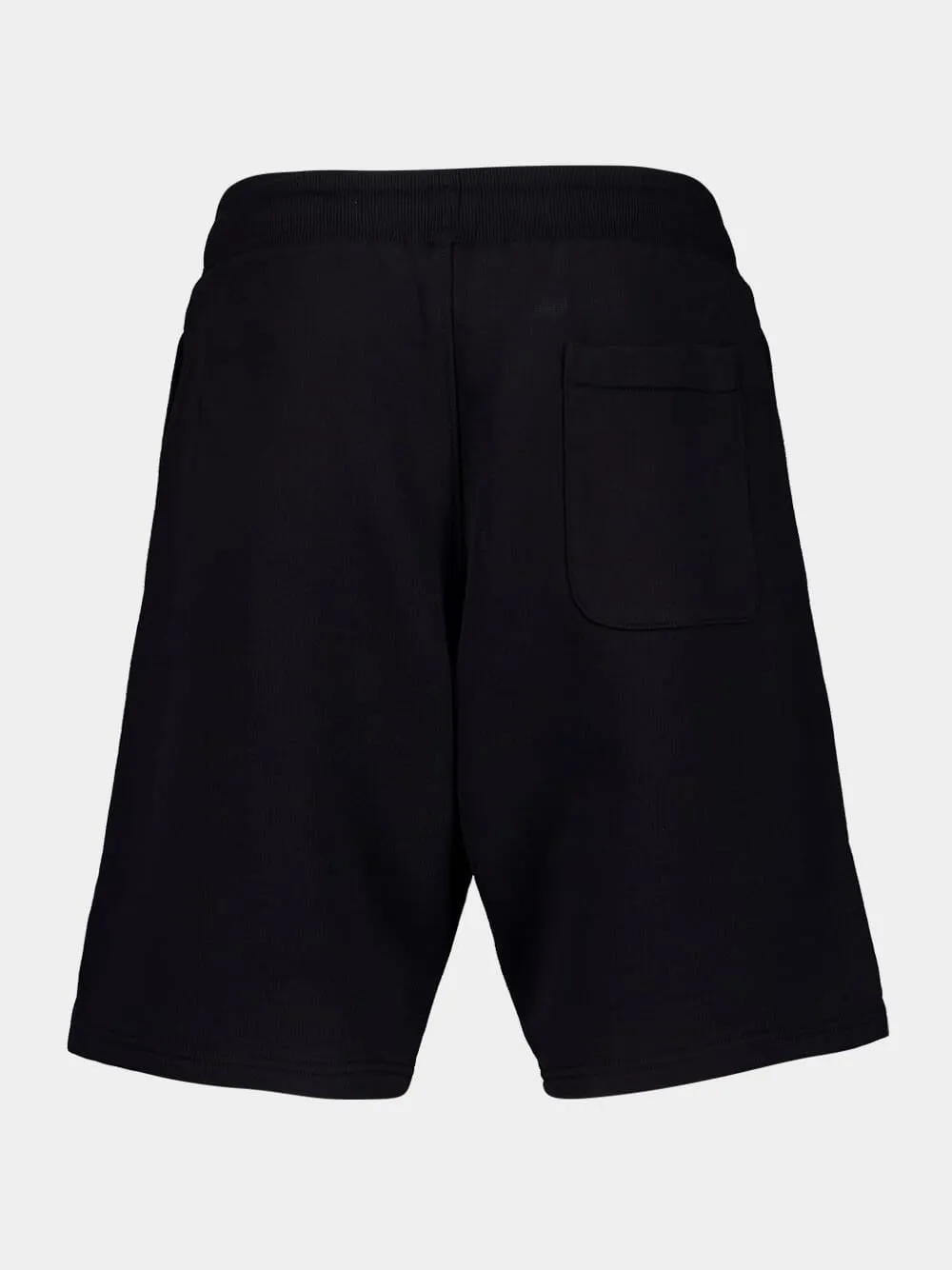 Black Dye Heavy Loopback Shorts sold by Fashion Clinic product image thumbnail 2