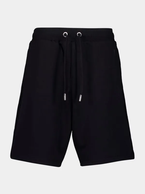 Black Dye Heavy Loopback Shorts sold by Fashion Clinic