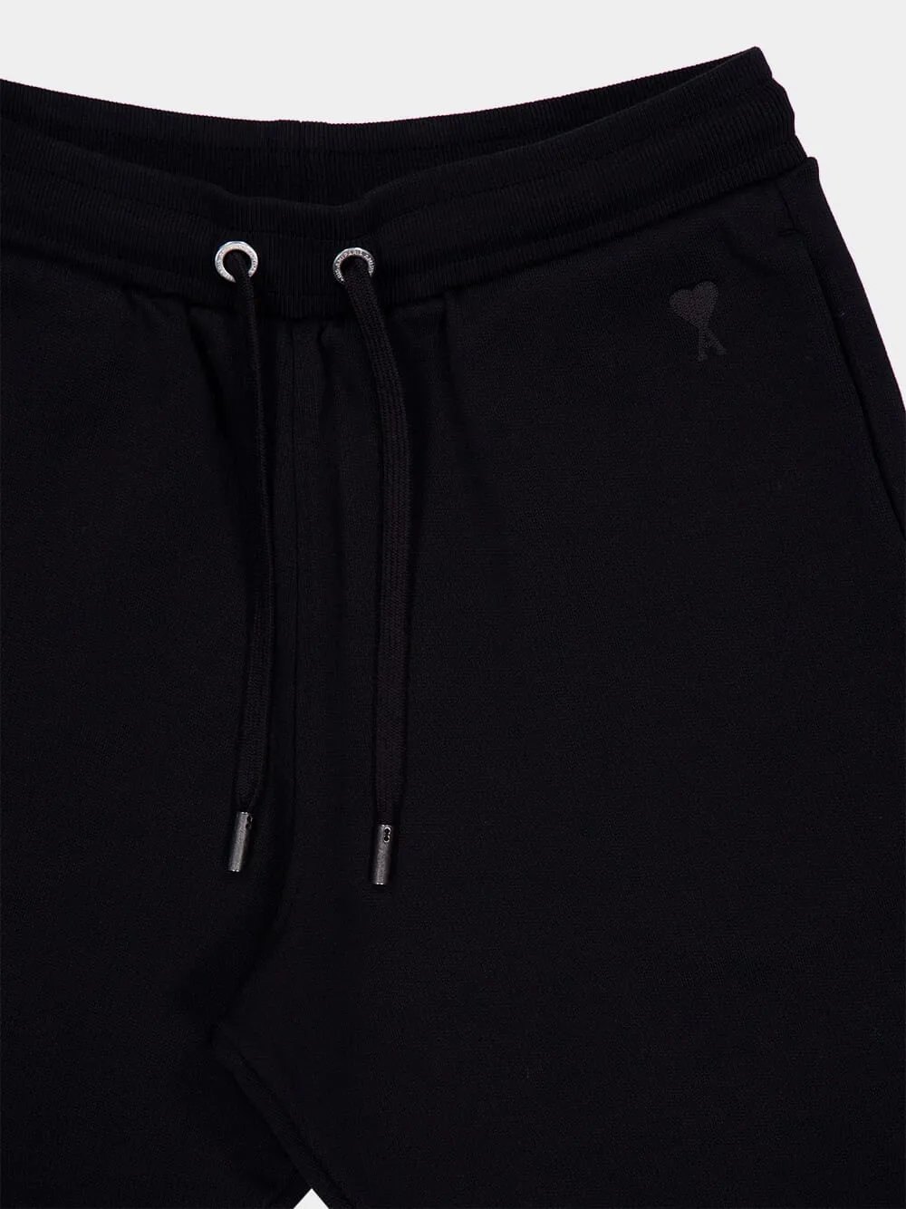 Black Dye Heavy Loopback Shorts sold by Fashion Clinic product image thumbnail 3