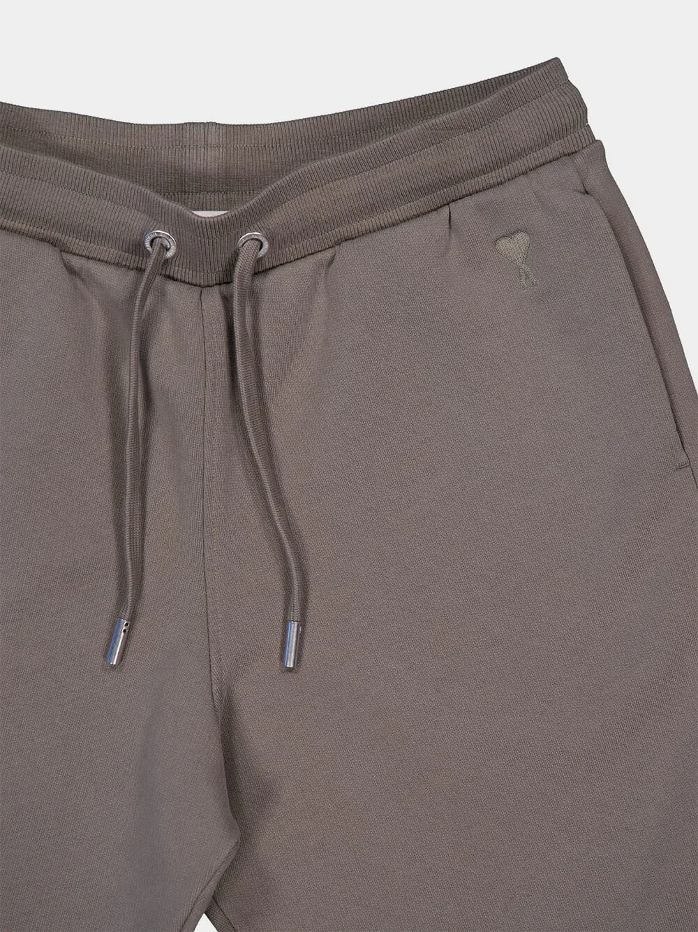 Grey Heavy Loopback Cotton Shorts sold by Fashion Clinic product image thumbnail 3