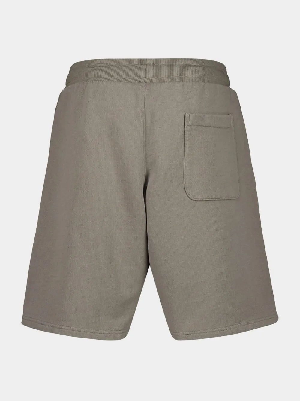 Grey Heavy Loopback Cotton Shorts sold by Fashion Clinic product image thumbnail 2