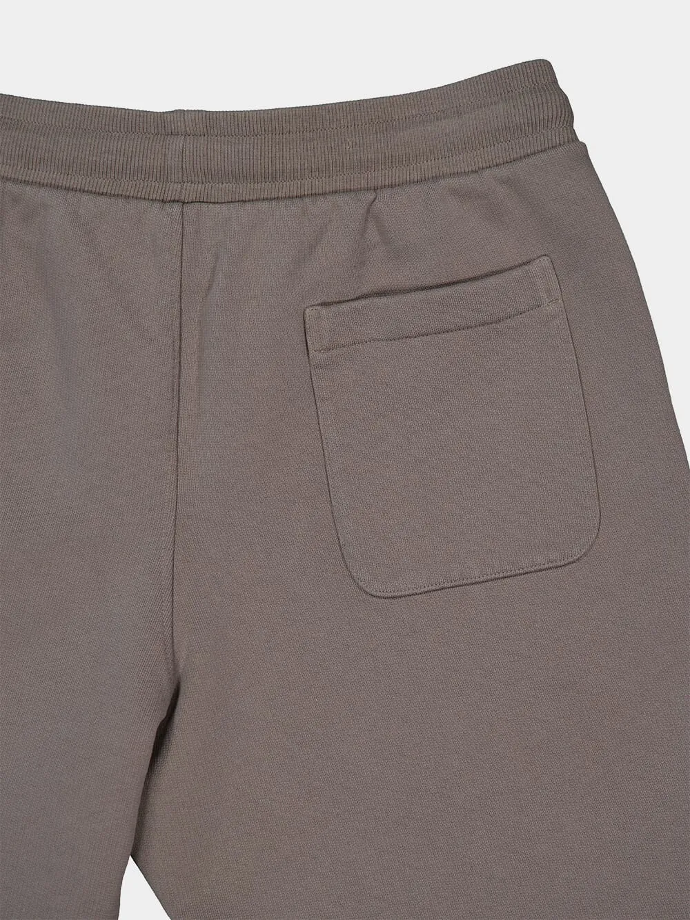 Grey Heavy Loopback Cotton Shorts sold by Fashion Clinic product image thumbnail 4