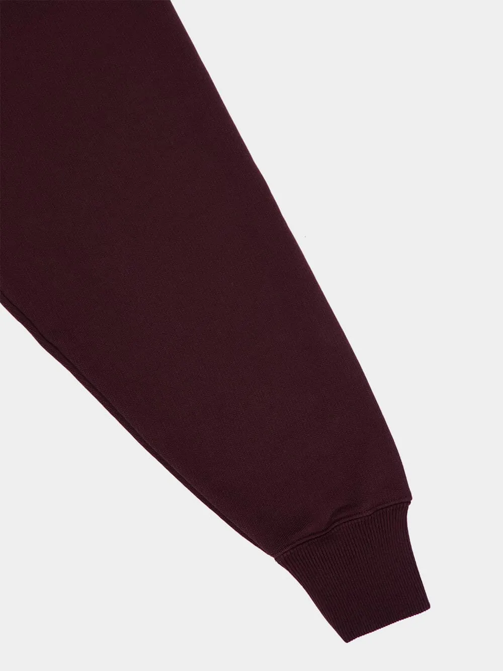 Aubergine Tonal Organic Cotton Sweatshirt sold by Fashion Clinic product image thumbnail 4