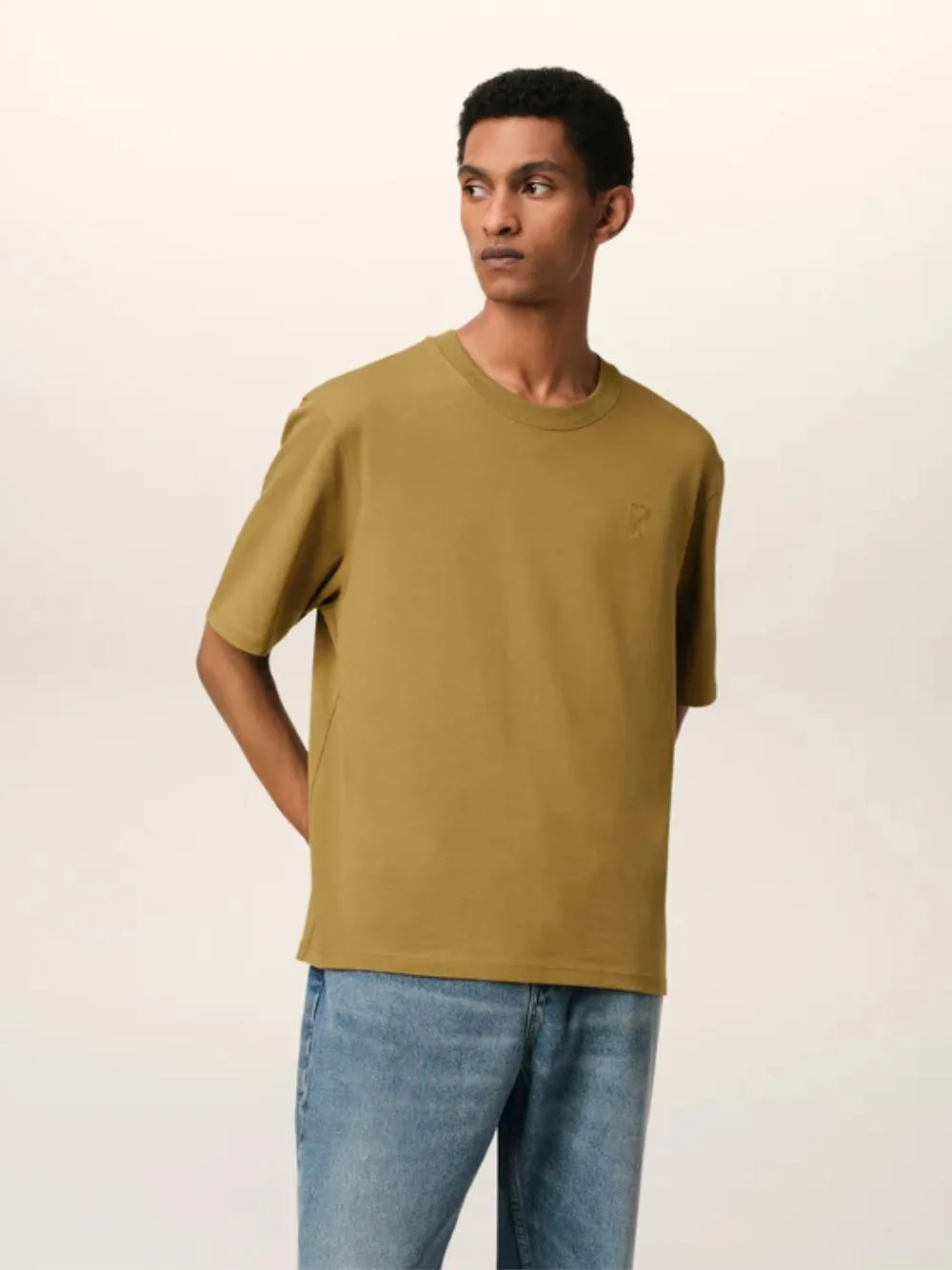 Havana Mustard Cotton T-Shirt sold by Fashion Clinic product image thumbnail 2