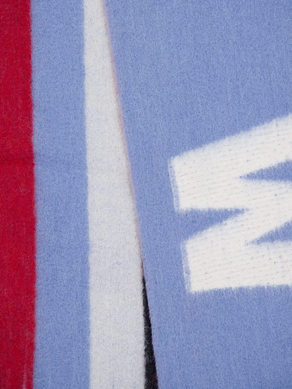 Blue Lilac Wool Logo Scarf sold by Fashion Clinic product image thumbnail 2