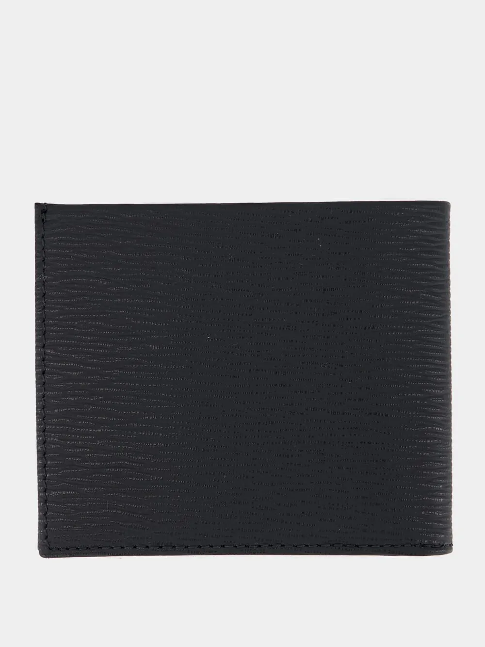 Black Gancini Hammered Leather Wallet sold by Fashion Clinic product image thumbnail 3
