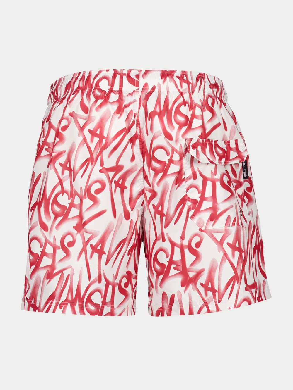 Red Graffiti Swim Shorts sold by Fashion Clinic product image thumbnail 2