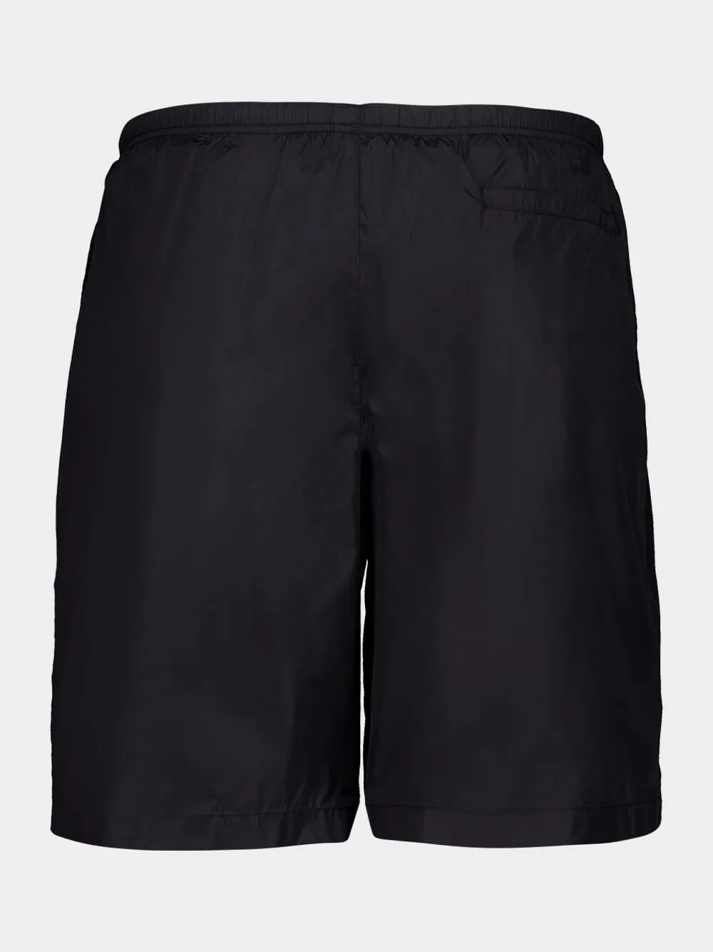 Black Curved Logo Swim Shorts sold by Fashion Clinic product image thumbnail 3