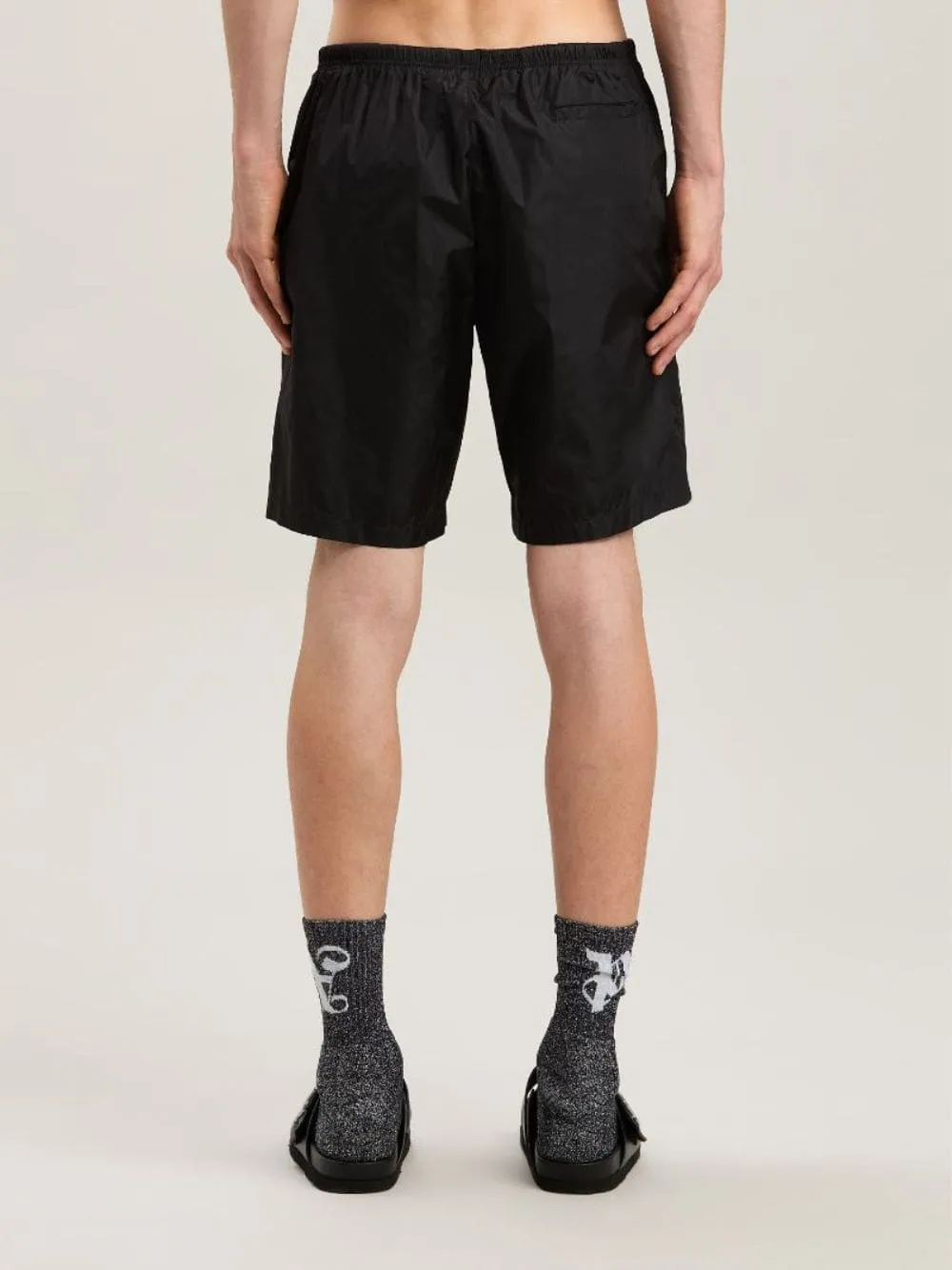 Black Curved Logo Swim Shorts sold by Fashion Clinic product image thumbnail 4