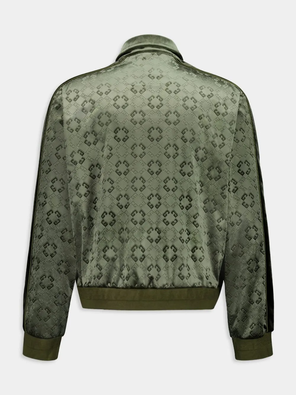 Green Monogram Velvet Jacket sold by Fashion Clinic product image thumbnail 2