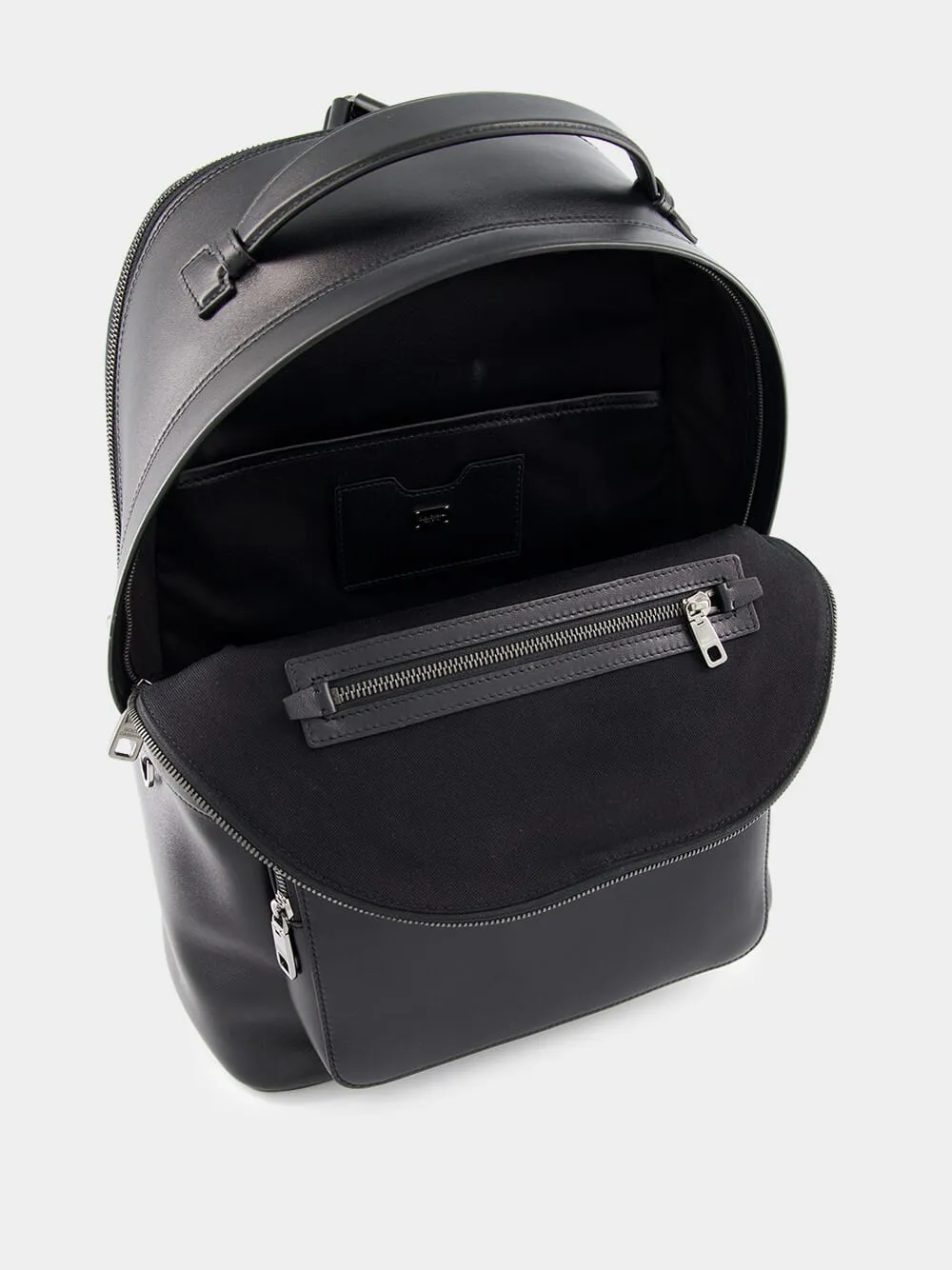 Leather Backpack in Black sold by Fashion Clinic product image thumbnail 5