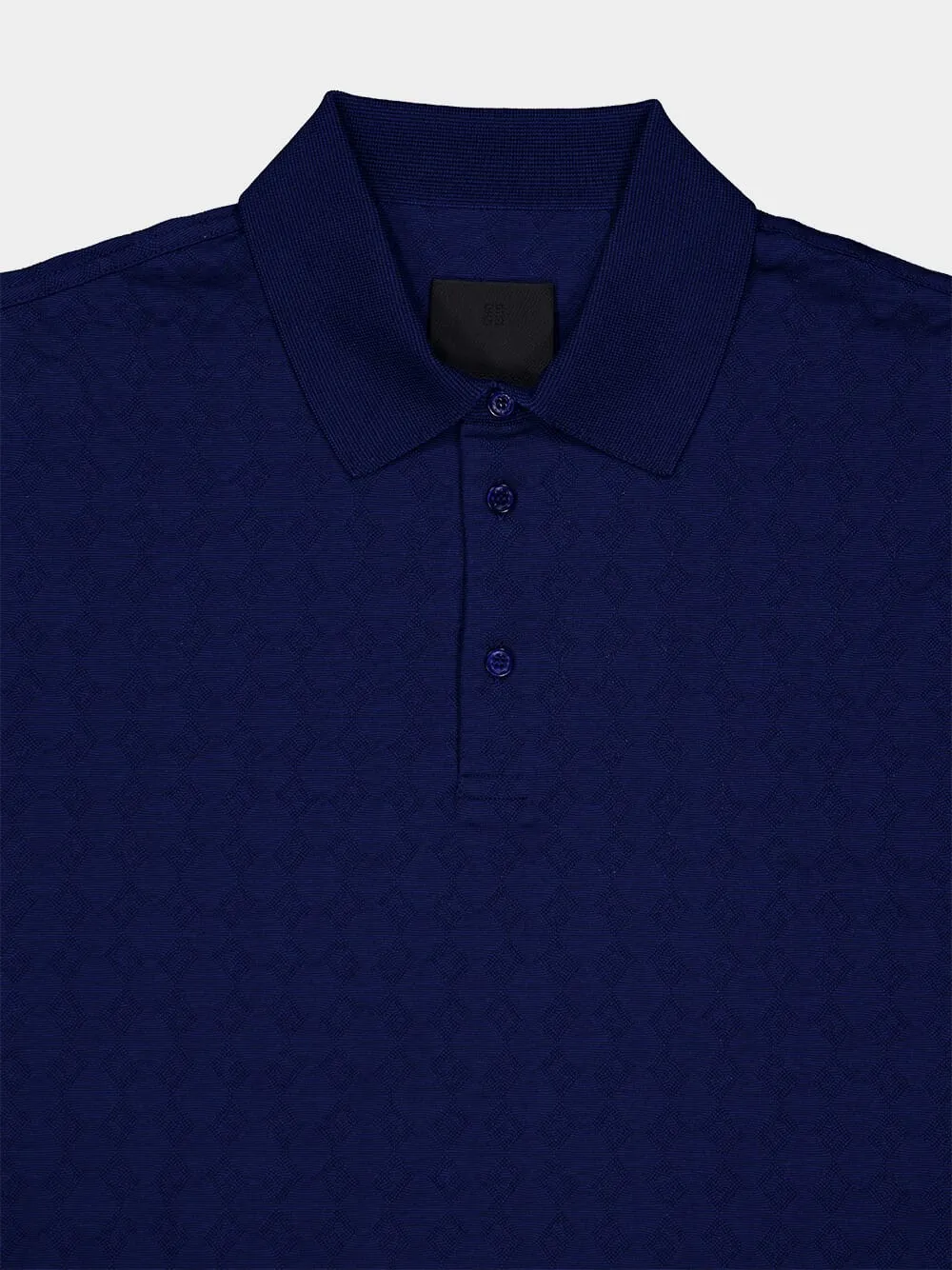 Saphir Blue 4G-Jacquard Polo Shirt sold by Fashion Clinic product image thumbnail 3