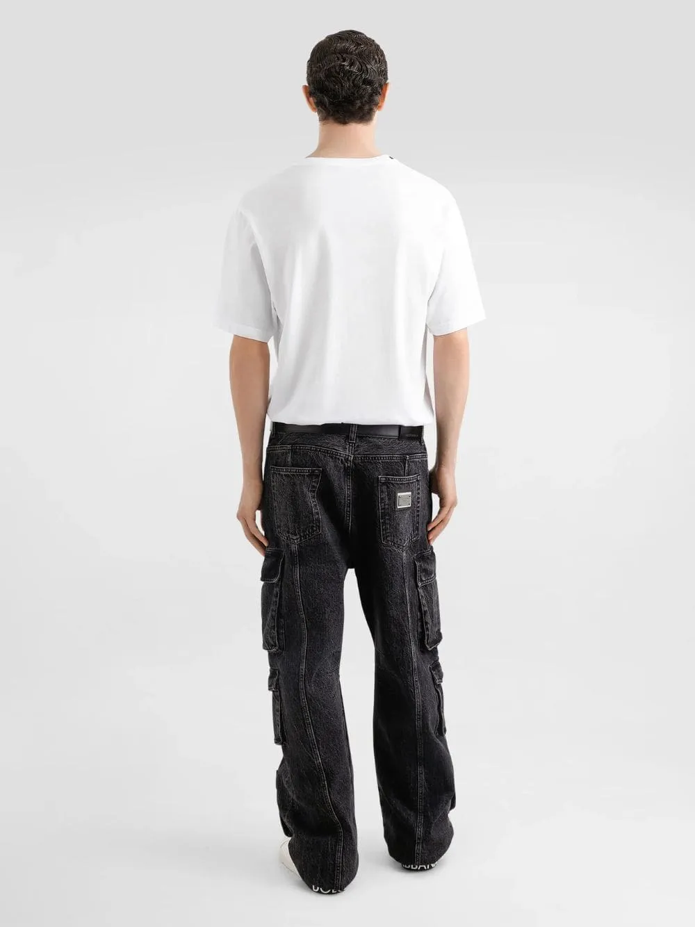 White Cotton Hand and Coffee Print T-shirt sold by Fashion Clinic product image thumbnail 3