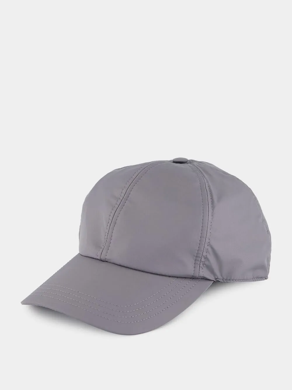 Gray Baseball Cap with Logo sold by Fashion Clinic