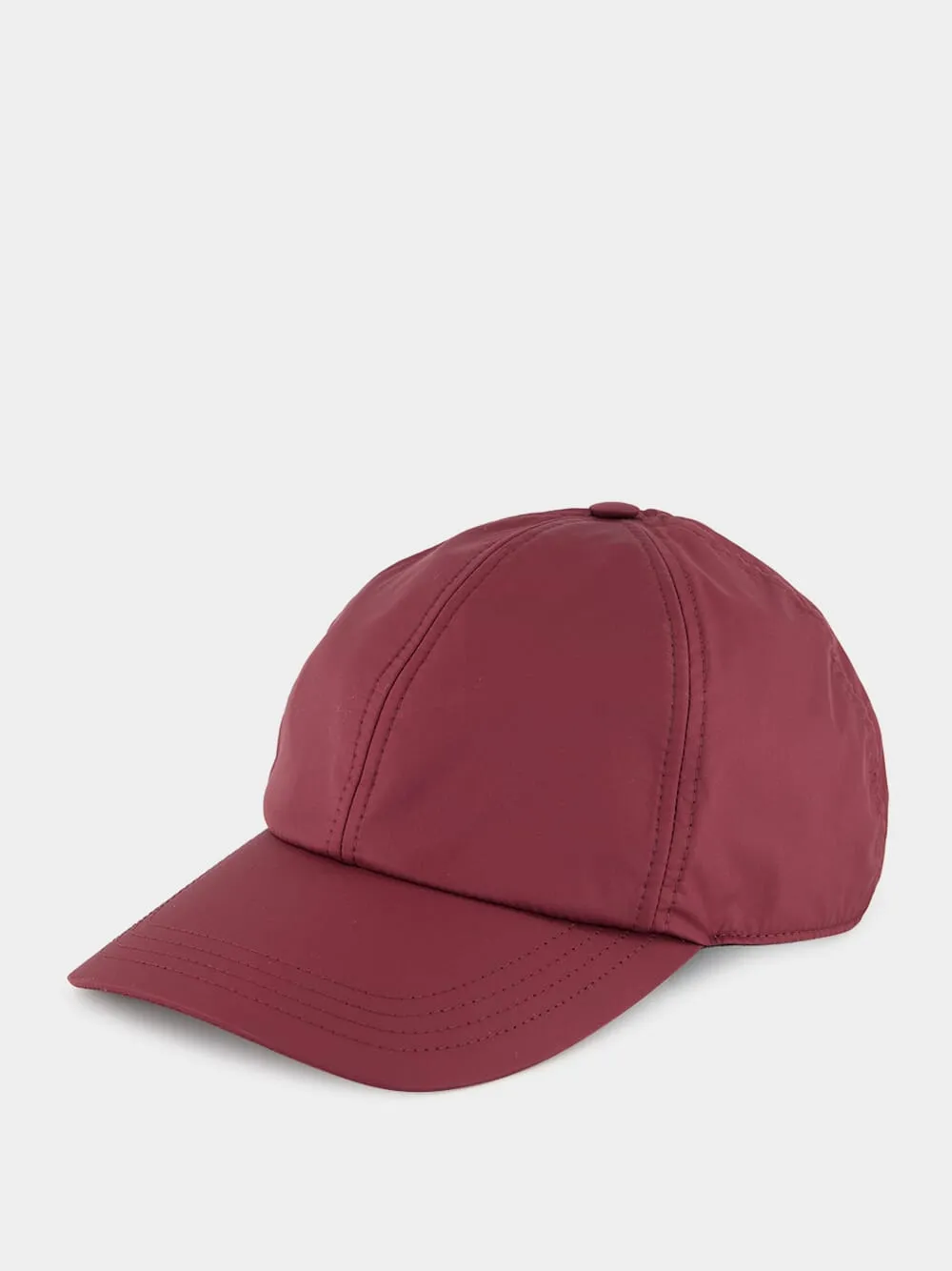 Burgundy Baseball Cap with Logo sold by Fashion Clinic