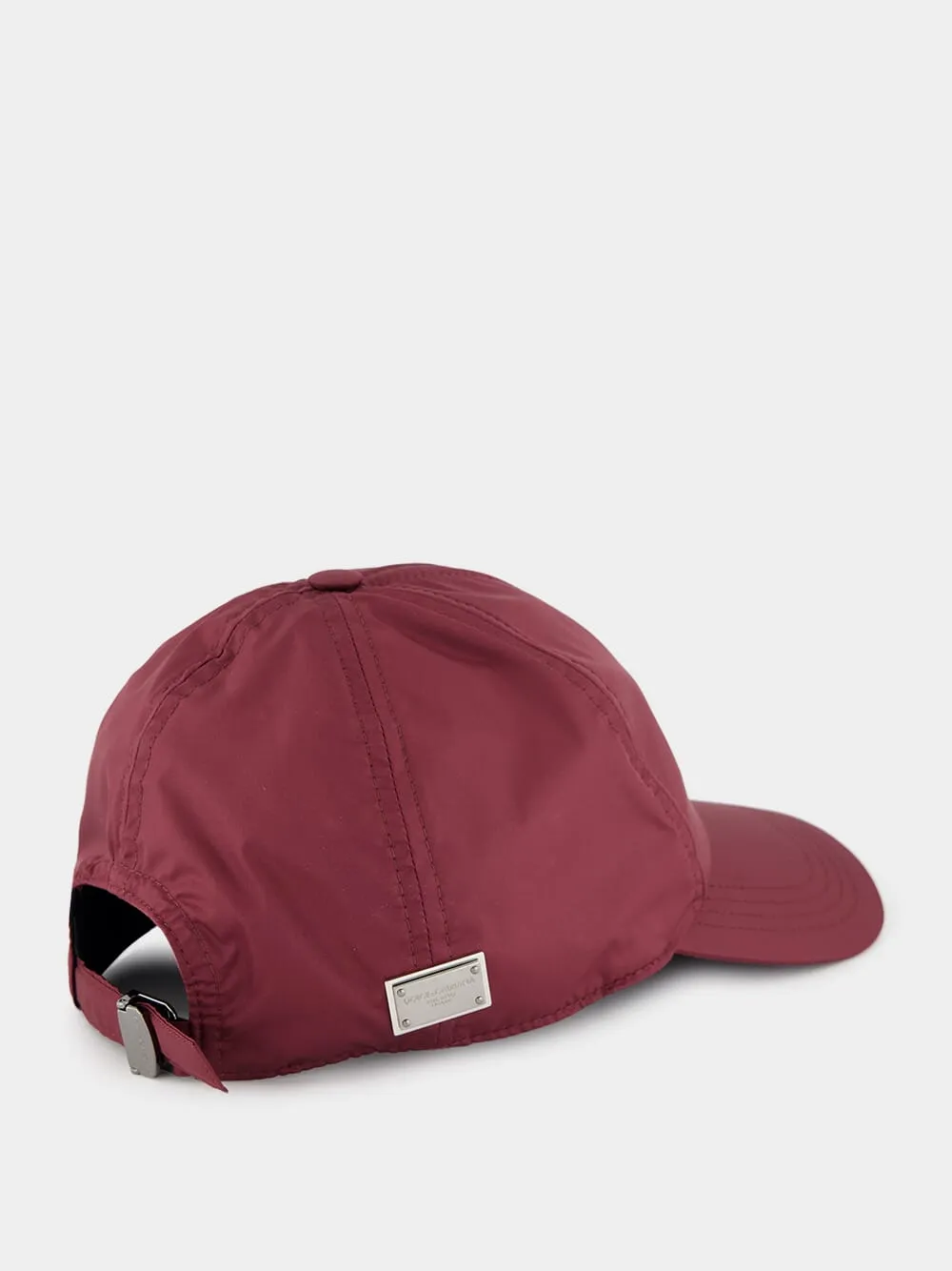 Burgundy Baseball Cap with Logo sold by Fashion Clinic product image thumbnail 2