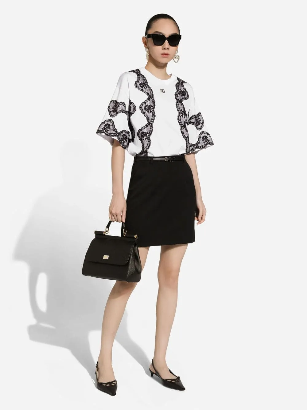 Black Large Sicily Handbag sold by Fashion Clinic